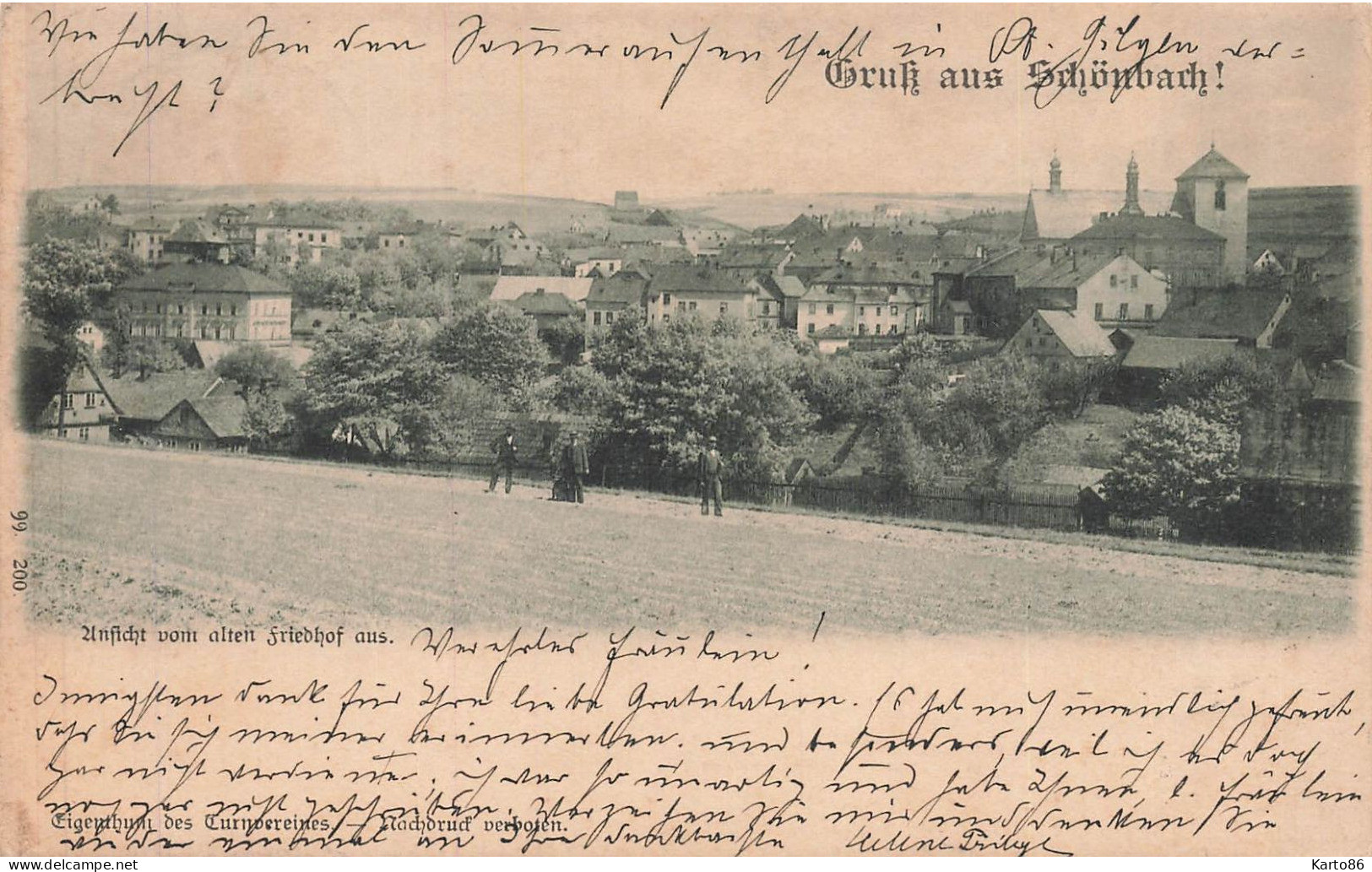 gruss aus schönbach , zwettl * 1899 !! * basse autriche austria osterreich