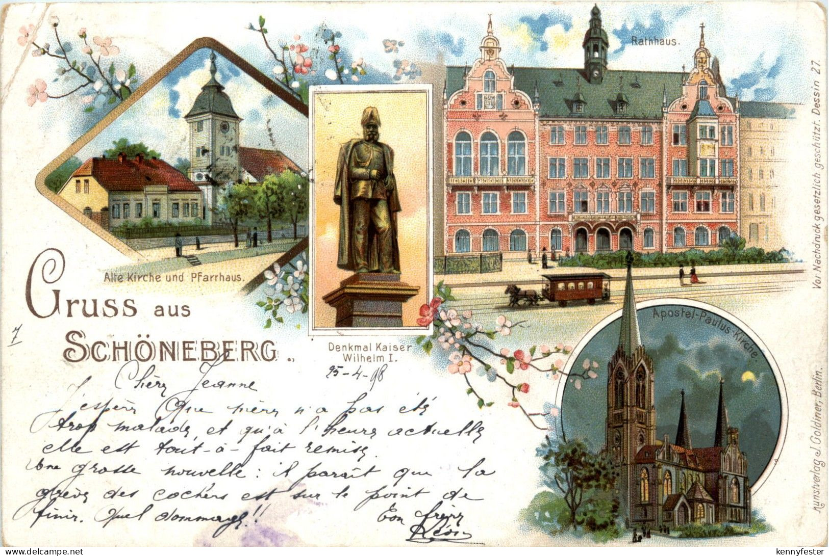 Gruss aus Schöneberg - Litho