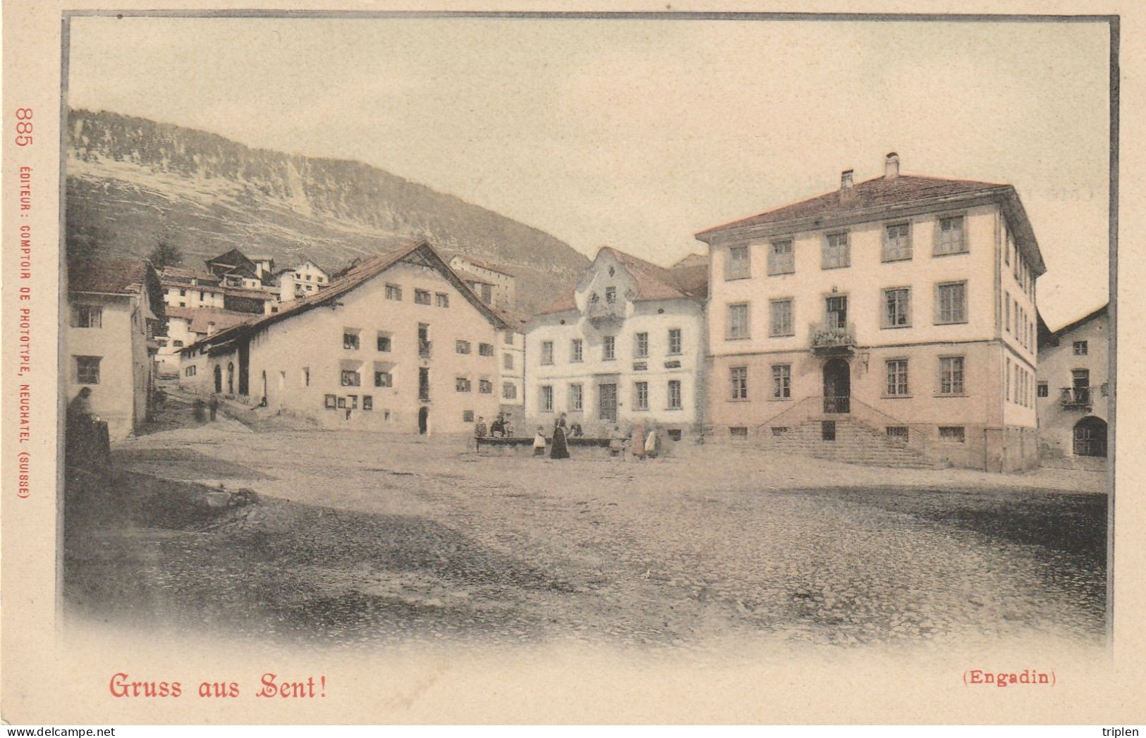 Gruss aus Sent (Engadin)