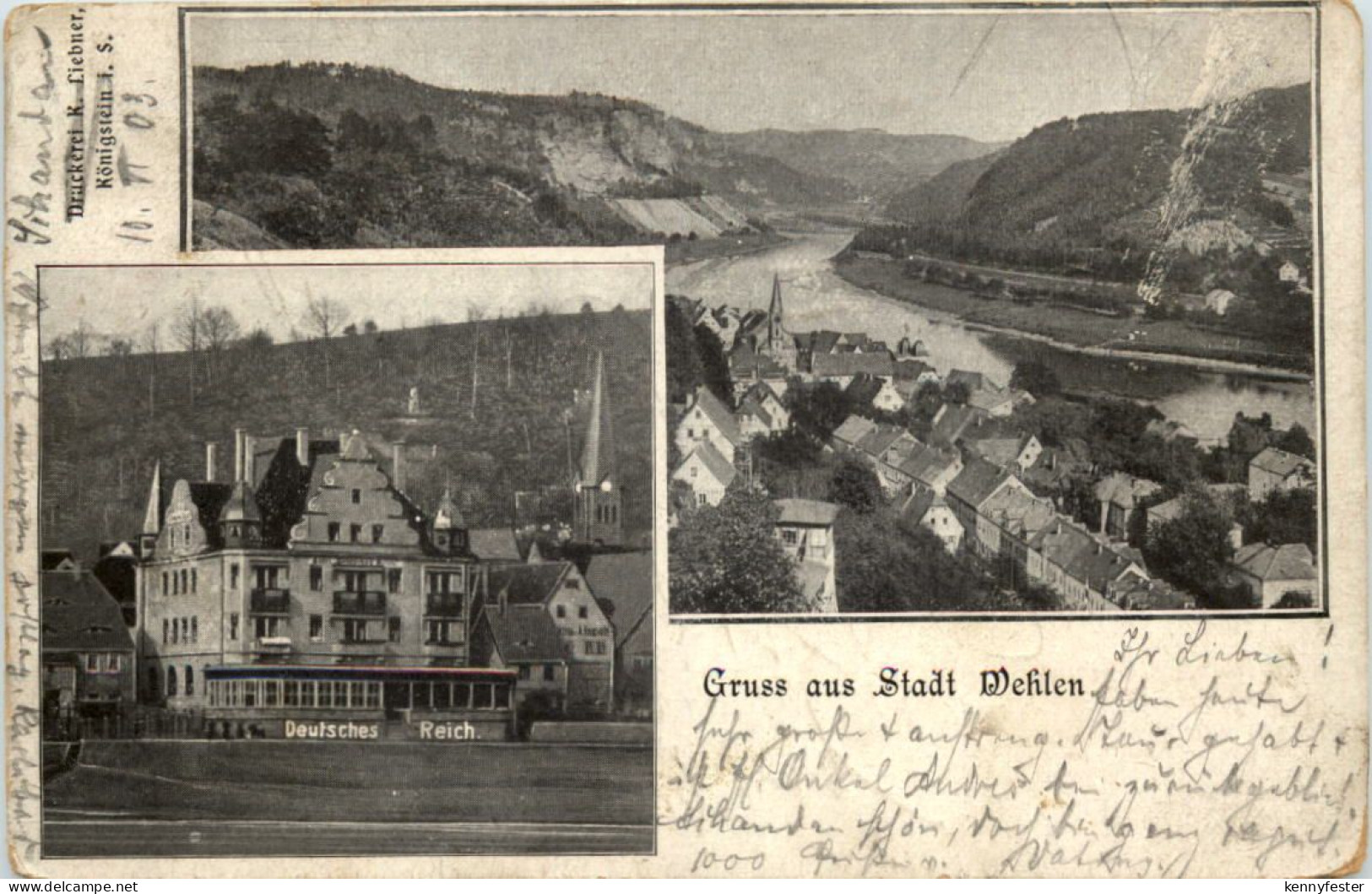 Gruss aus Stadt Wehlen