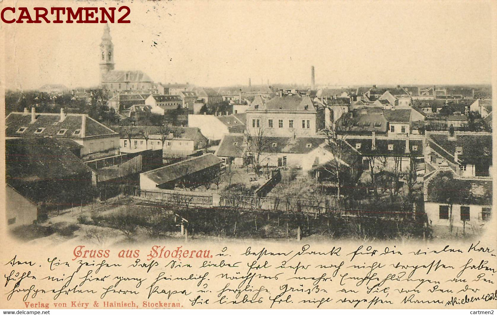 GRUSS AUS STOCKERAU AUTRICHE AUSTRIA 1900 Bürg-Vöstenhof