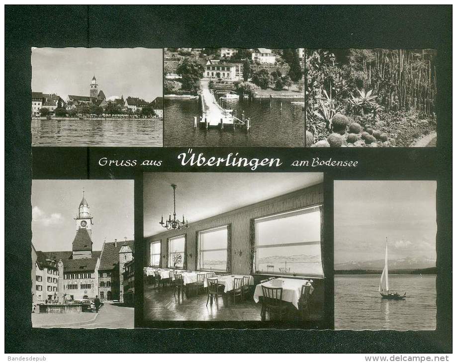 Gruss aus UBERLINGEN am Bodensee - Multivues - Bahnhofsgaststatten ( Aero Express)