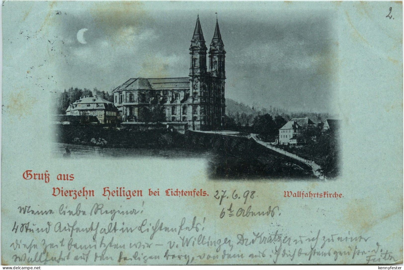 Gruss aus Vierzehn Heiligen bei Lichtenfels