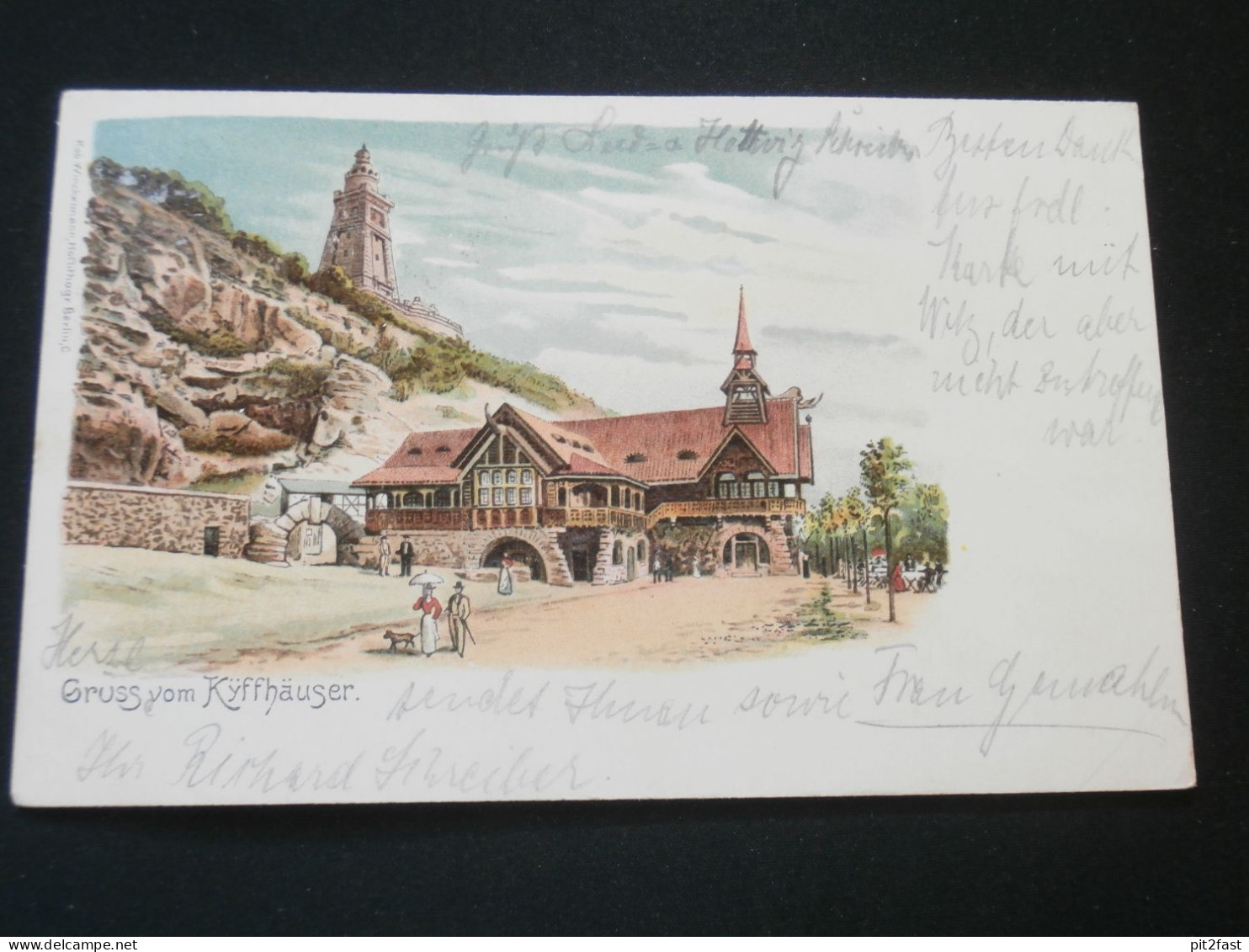 Gruss vom Kyffhäuser ,  1905 , Litho , Ansichtskarte ,  AK , CPA !!