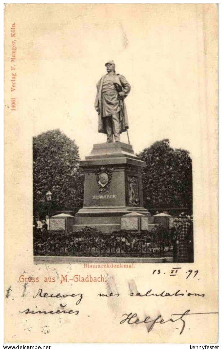 Gruss vom Mönchengladbach - Bismarckdenkmal