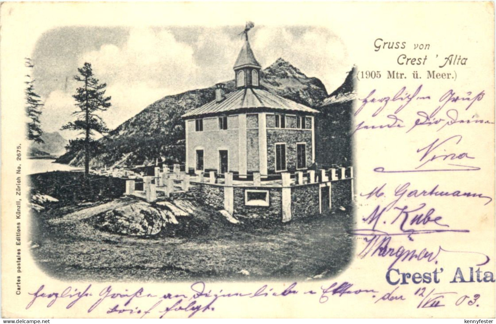 Gruss von Crest Alta