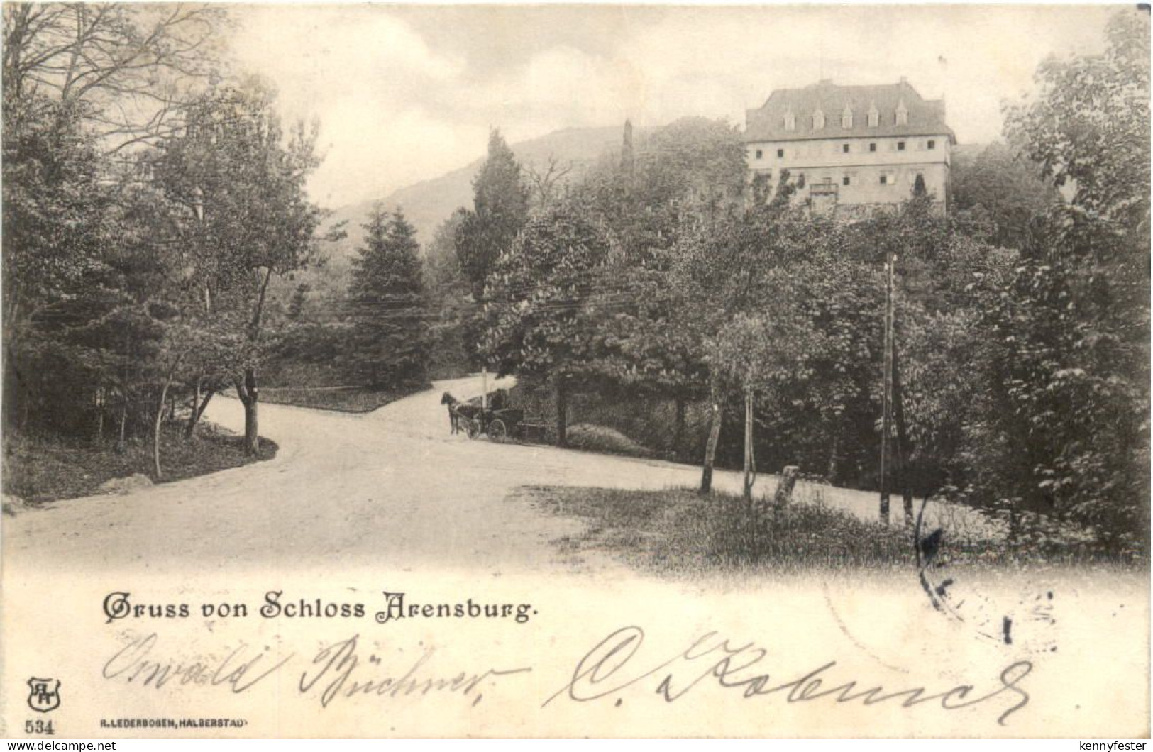 Gruss von Schloss Arensburg - Rinteln