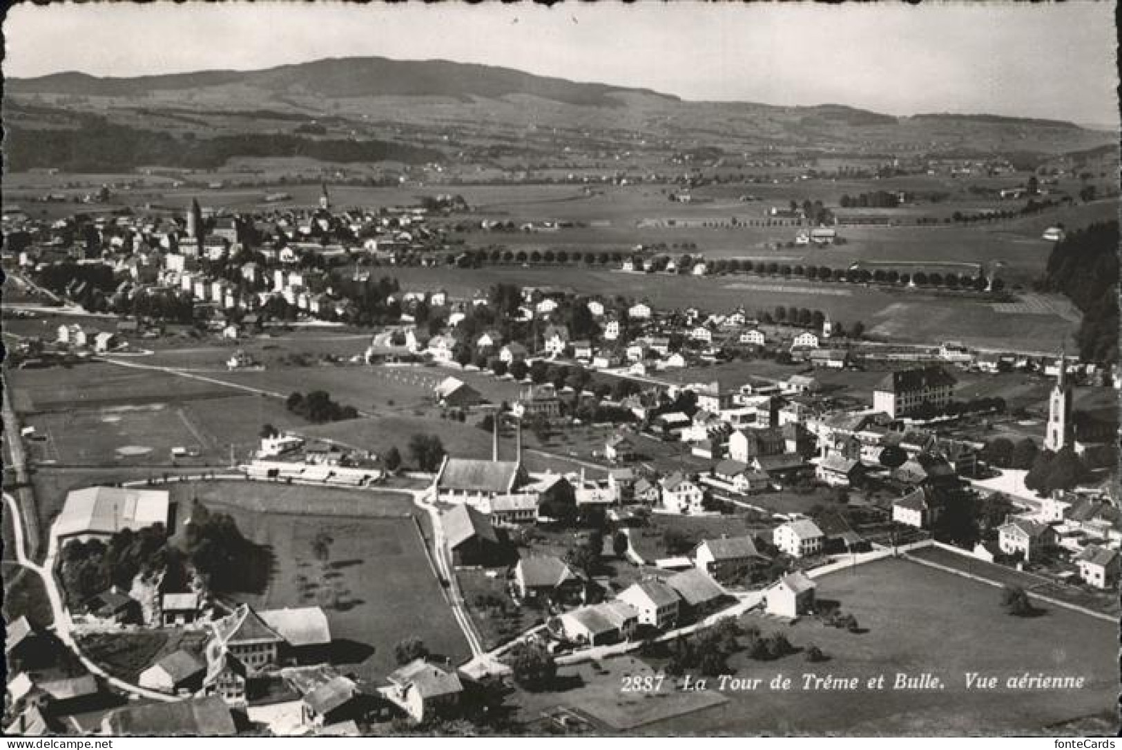 Gruyeres FR La Tour de Treme et Bulle