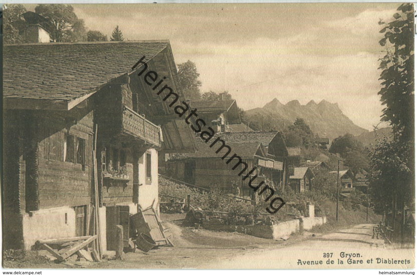 Gryon - Avenue de la Gare - Edition Bütner Villars-Chesieres