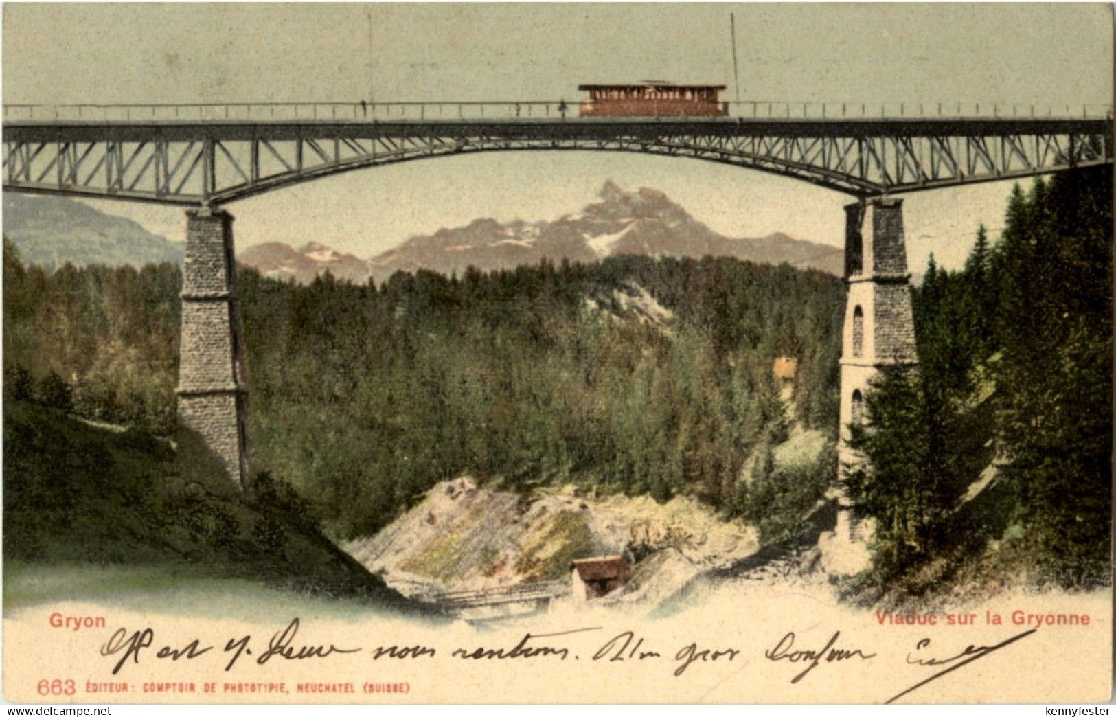 Gryon mit Zug