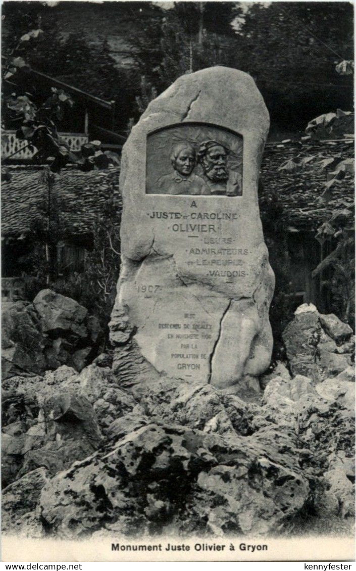 Gryon - Monument Juste Olivier