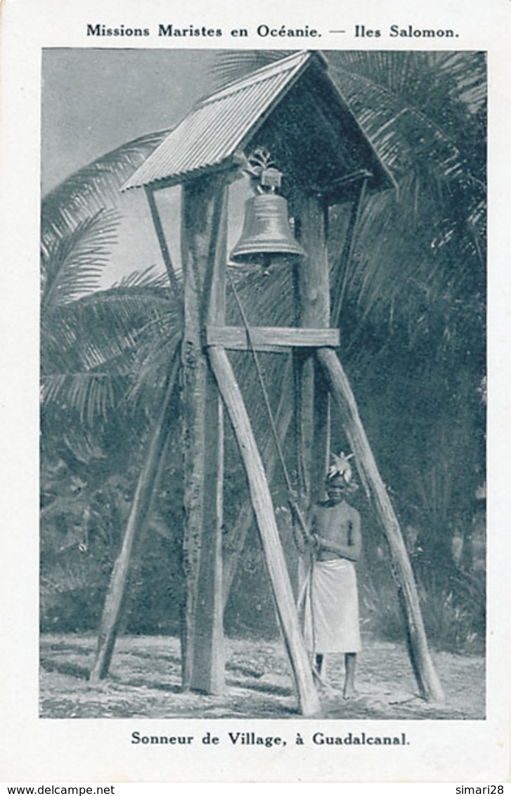 GUADALCANAL - SONNEUR DE VILLAGE  (CLOCHE)