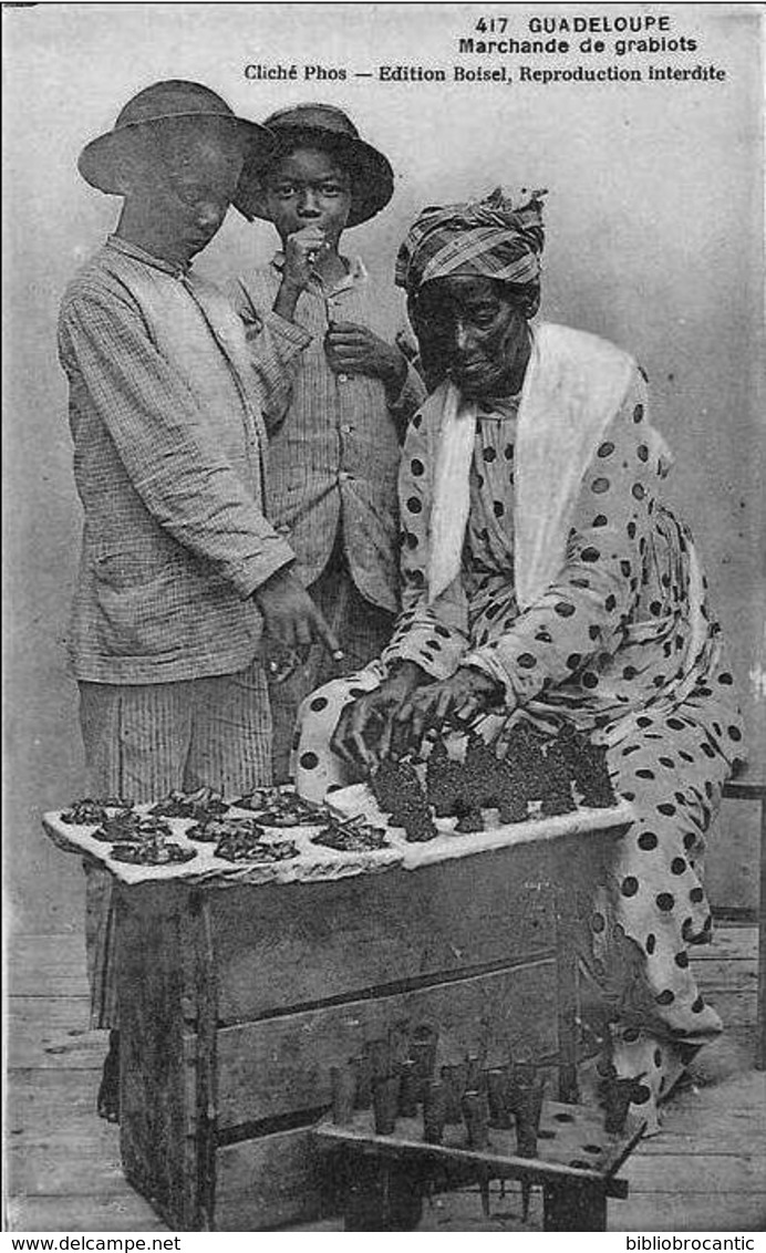 GUADELOUPE - LA MARCHANDE DE GRABIOTS