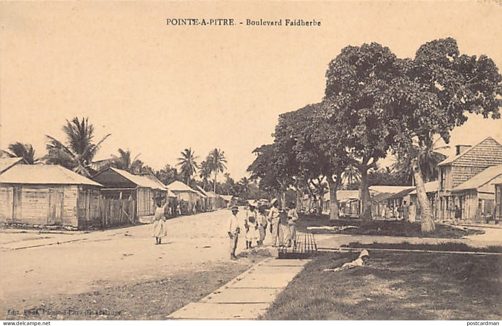 Guadeloupe - POINTE à PITRE - Boulevard Faidherbe - Ed. Phos