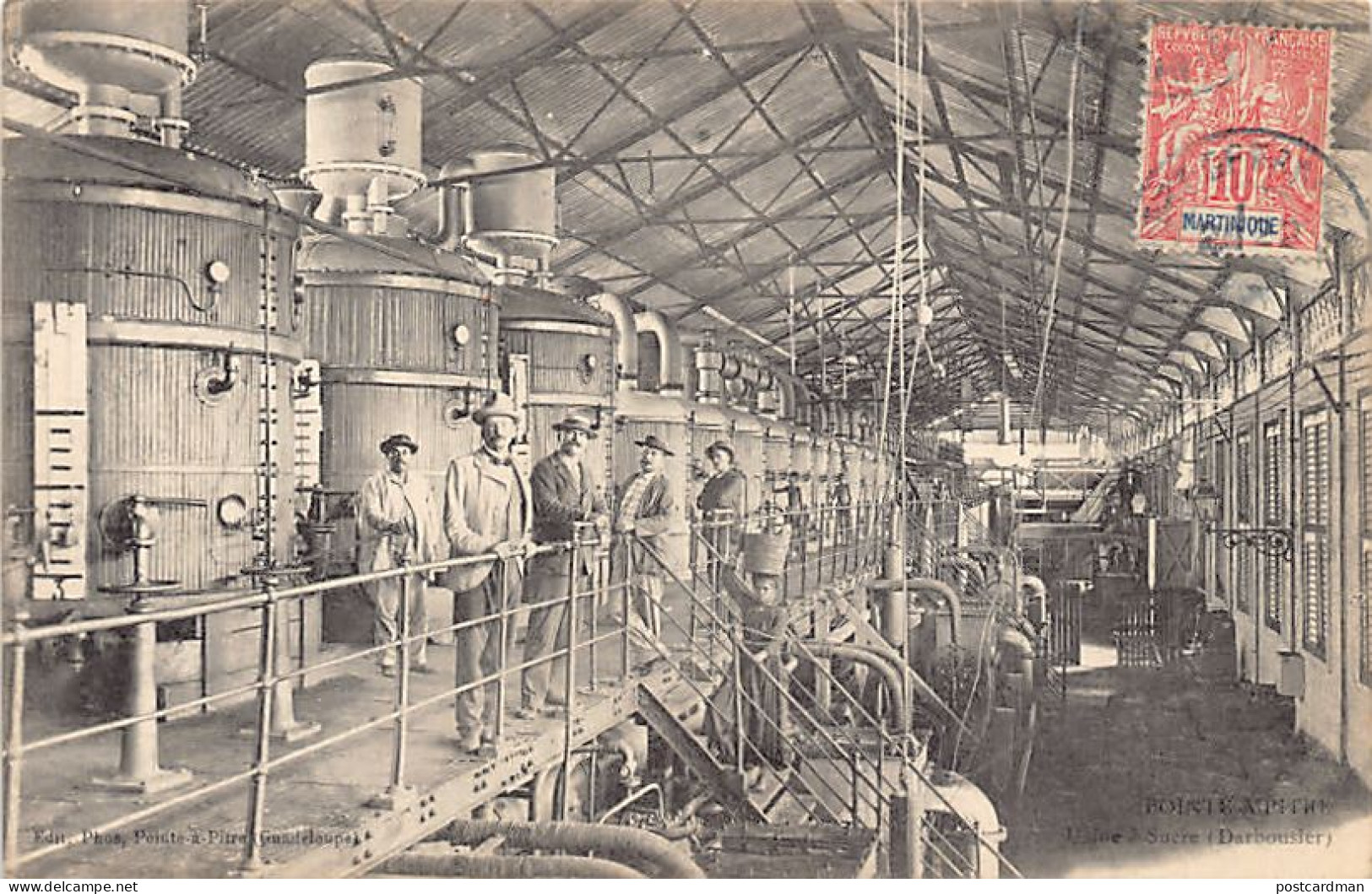 Guadeloupe - POINTE à PITRE - Usine sucrière Darbousier - Ed. Phos