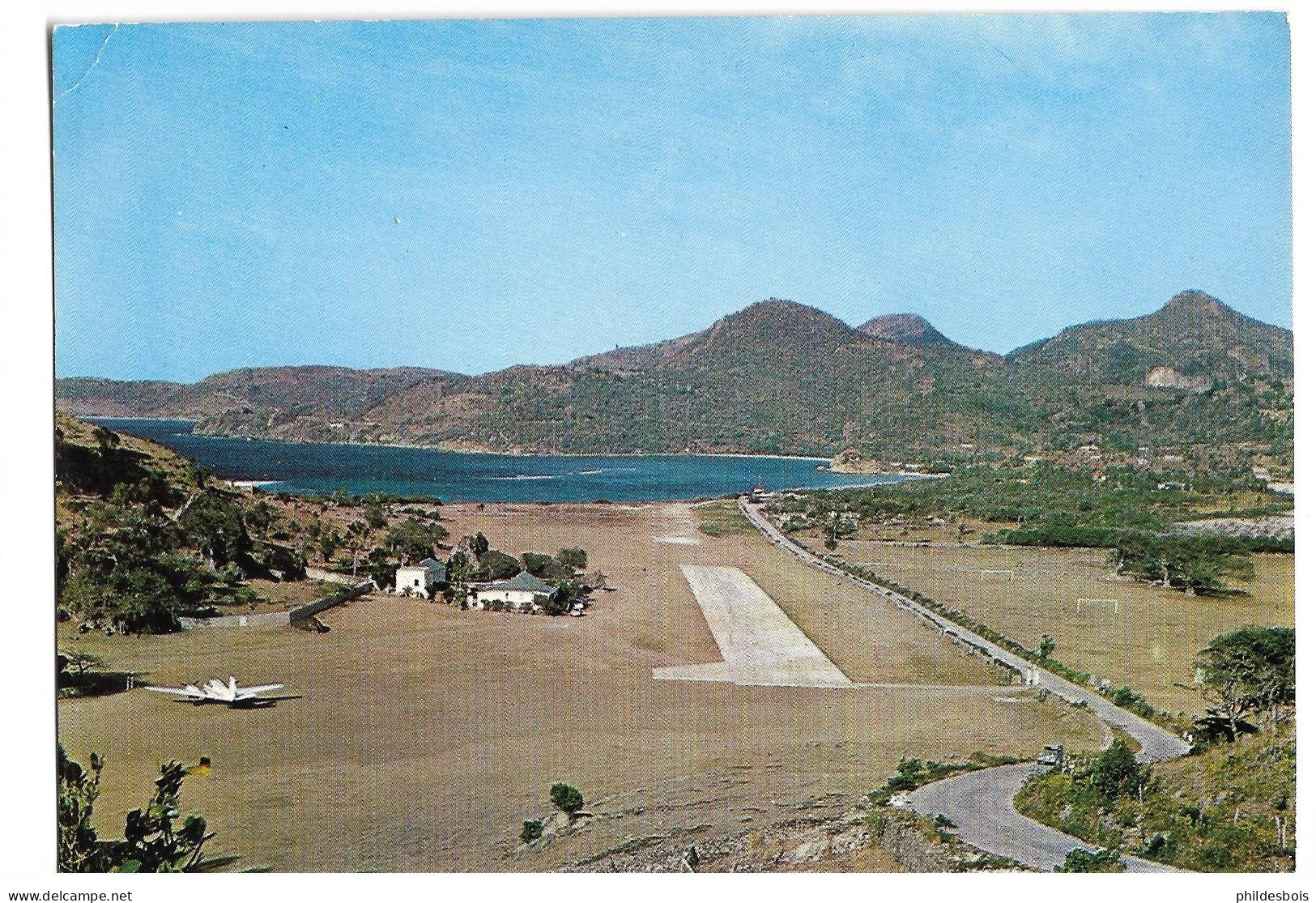 GUADELOUPE  SAINT BARTHELEMY. aéroport    ( cpsm)