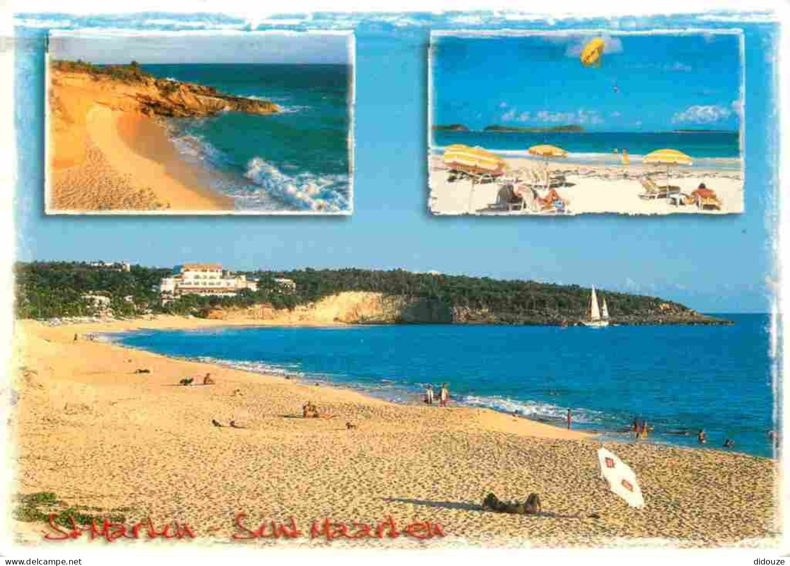 Guadeloupe - Saint Martin - Multivues - Plage - CPM - Voir Scans Recto-Verso