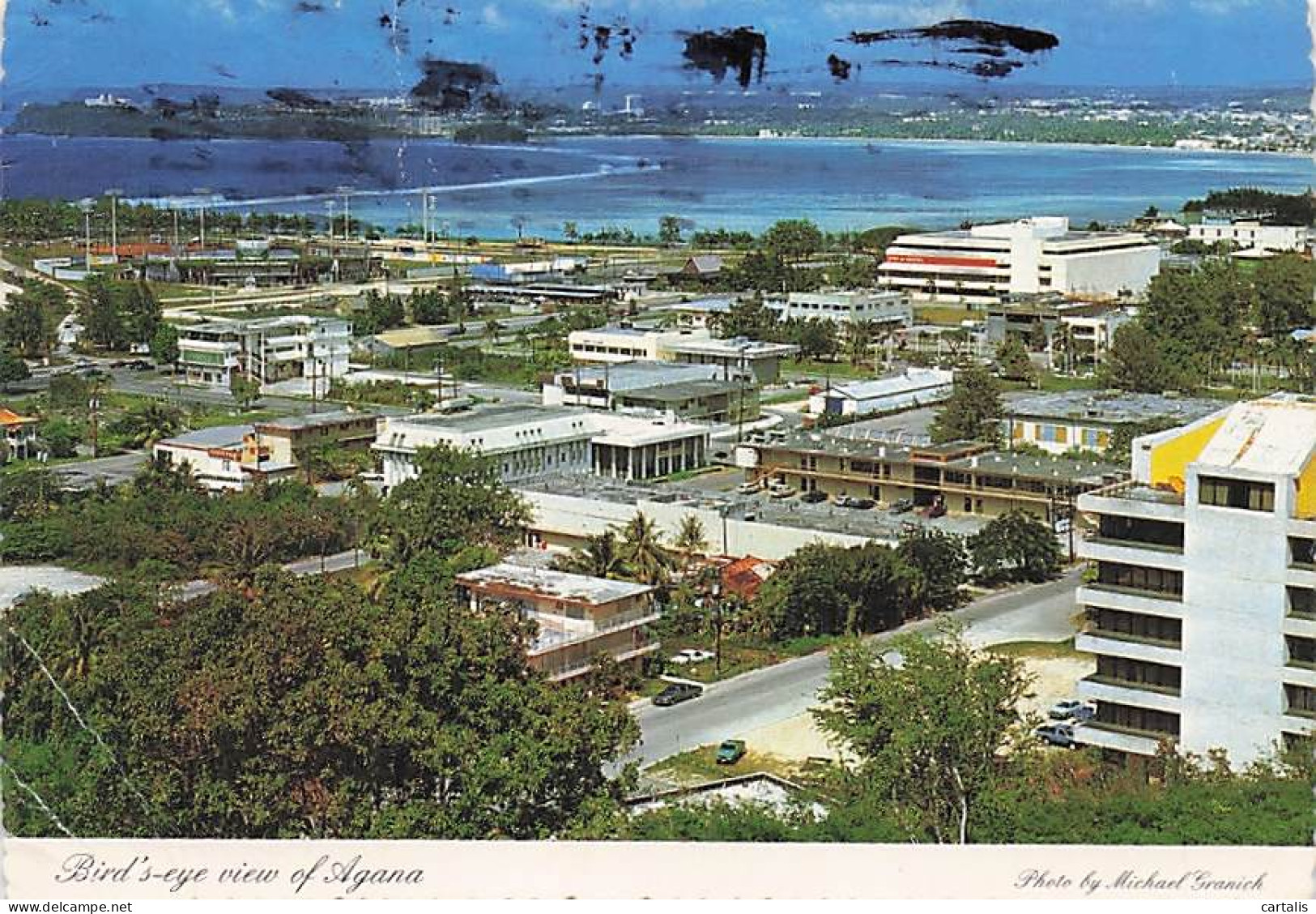 GUAM-AGANA-VUE AERIENNE-N°7063-B/0357