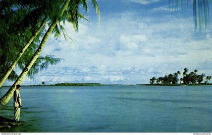 Guam, Fofos Island (1960s) Micronesia Postcard