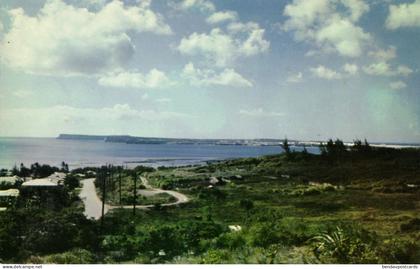 Guam, Orote Point Udall, Panorama (1960s) Micronesia Postcard (2)