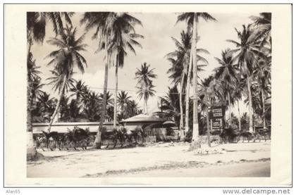 Guam, Steak House Restaurant, US Military Oceania, c1950s Vintage Real Photo Postcard