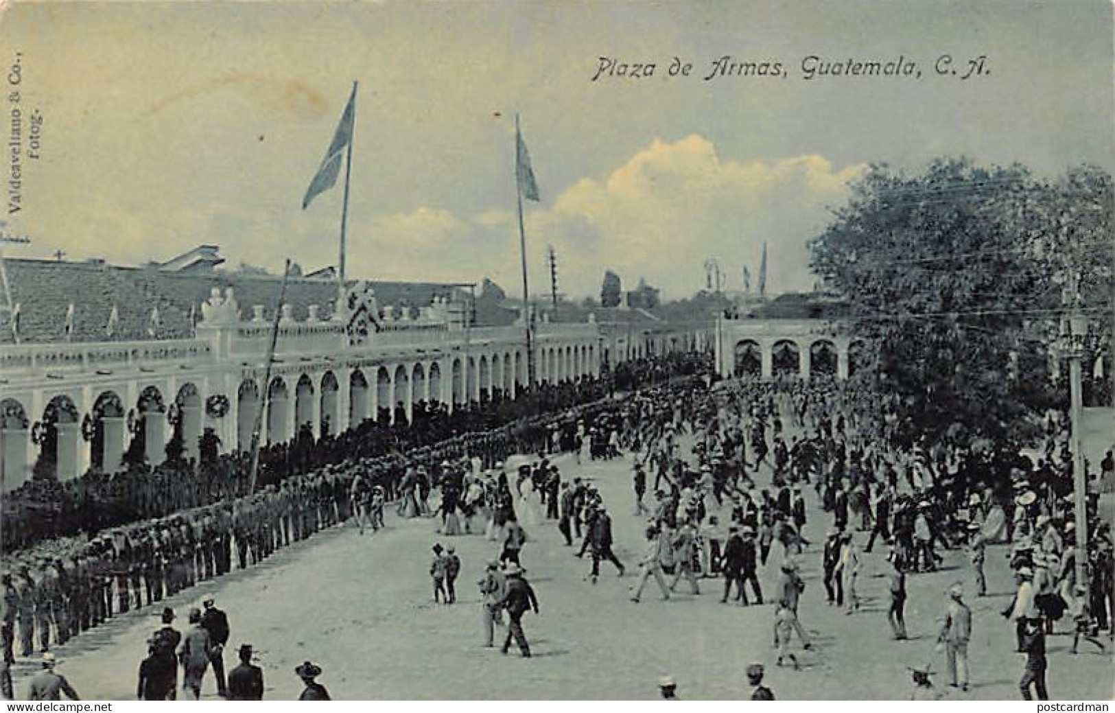 Guatemala - CIUADAD GUATEMALA - Plaza de Armas - Ed. Valdeavellano & Co.