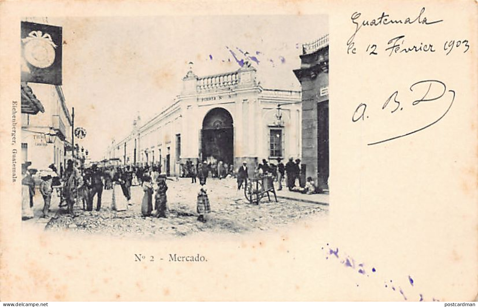 Guatemala - CIUDAD GUATEMALA - Mercado - Ed. Eichenberger 2