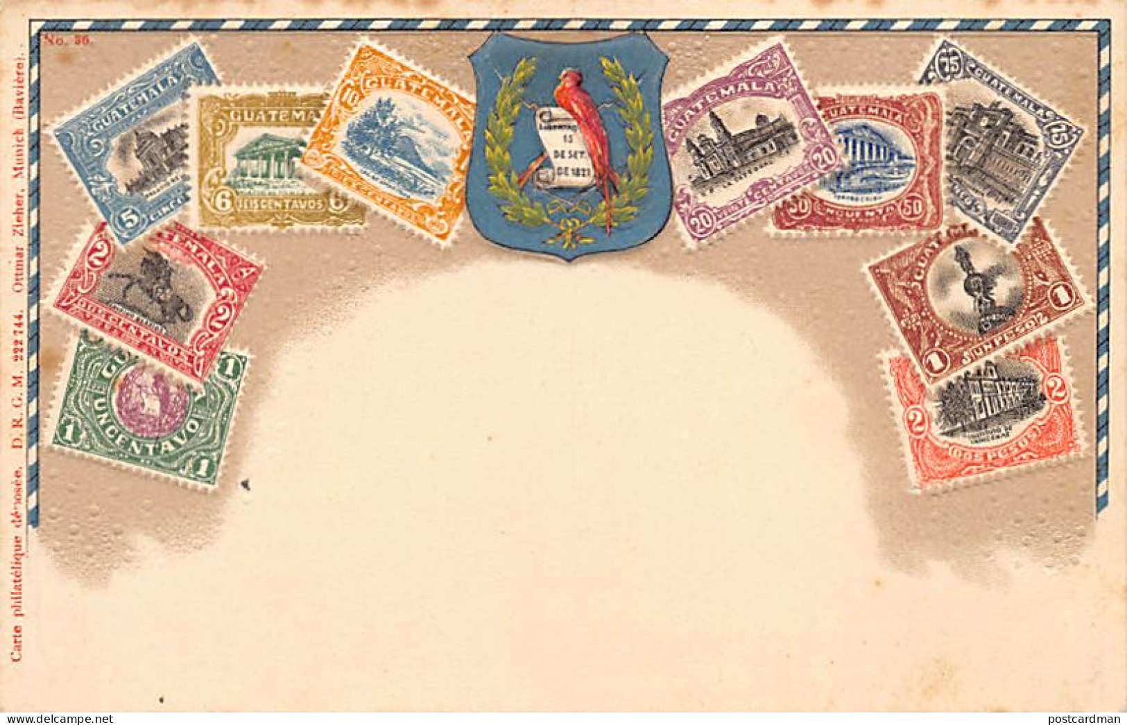 Guatemala - Postal filatélica - Ed. Ottmar Zieher