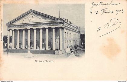 Guatemala - CIUDAD GUATEMALA - Teatro - Ed. Eichenberger 10