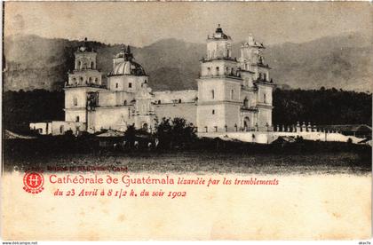 PC GUATEMALA, CATHÉDRALE DE GUATÉMALA, Vintage Postcard (b59710)