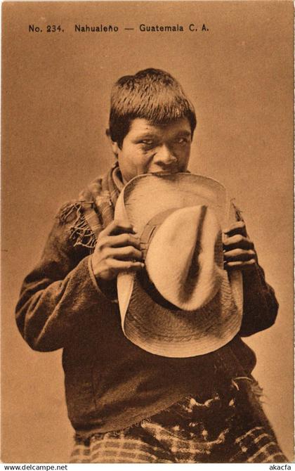 PC GUATEMALA, NAHUALENO, Vintage Postcard (b59747)