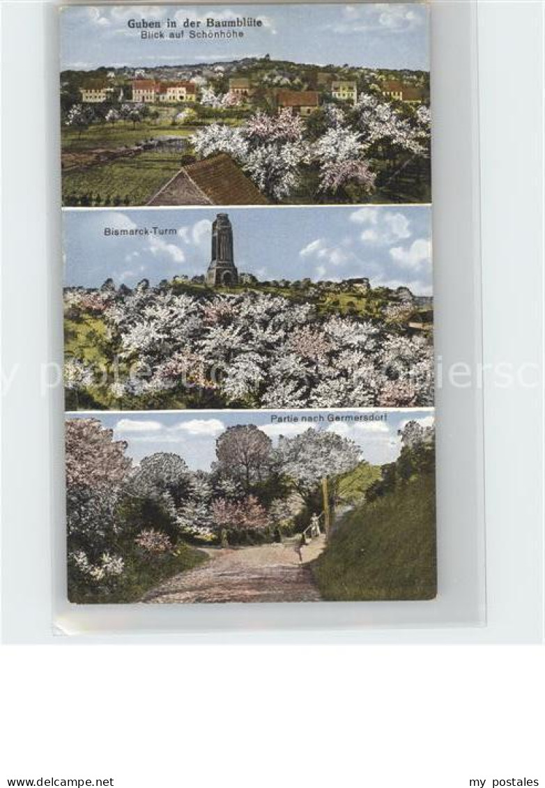 Guben Bismarckturm Partie nach Germersdorf