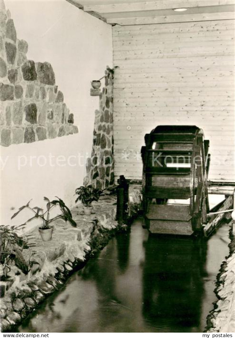 Guehlen Glienicke Konsum-Gaststaette Boltenmuehle Muehlrad