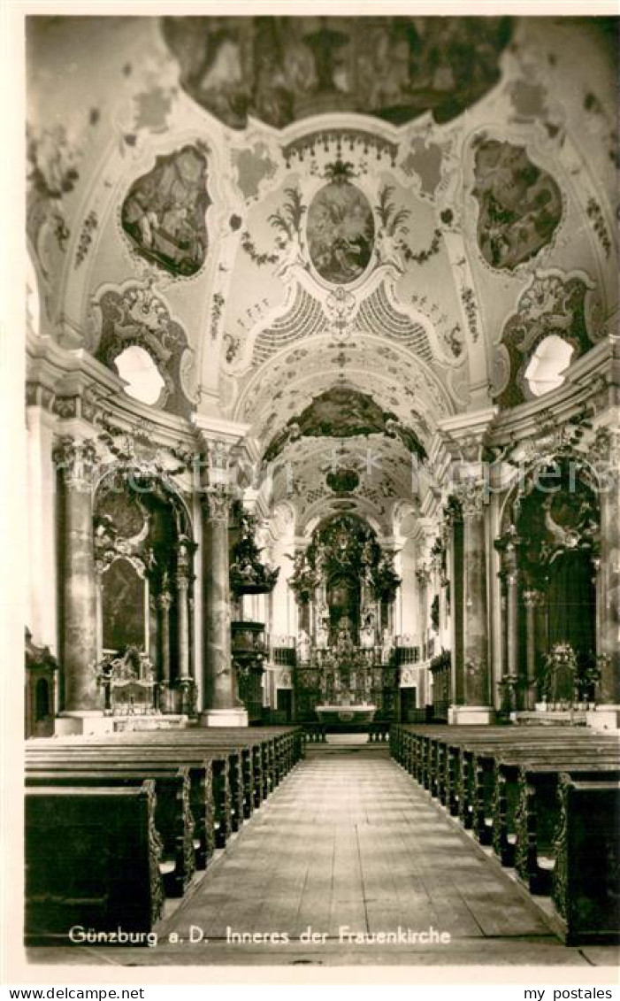 Guenzburg Bayern Inneres der Frauenkirche
