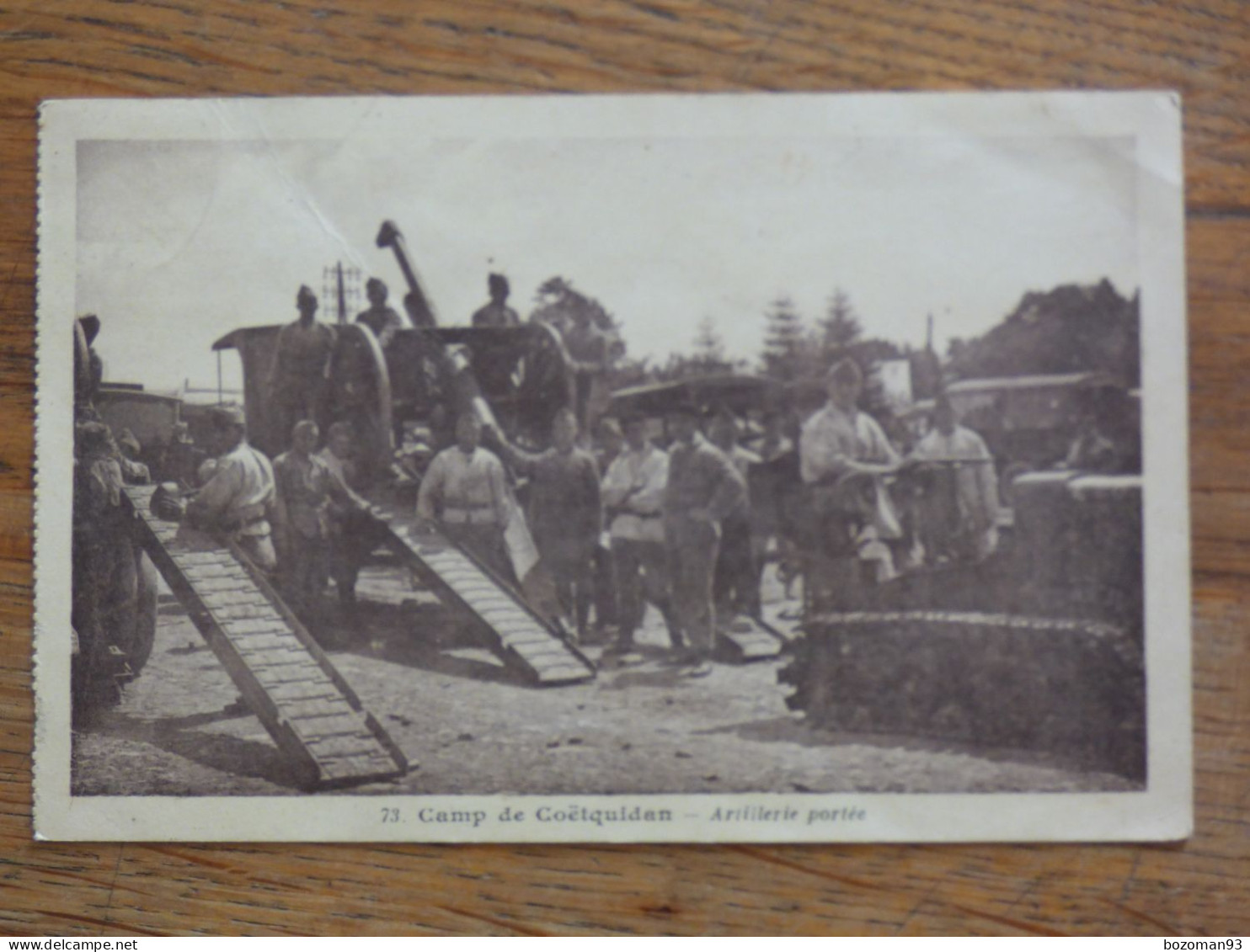 GUER COETQUIDAN (56) ARTILLIERE PORTEE
