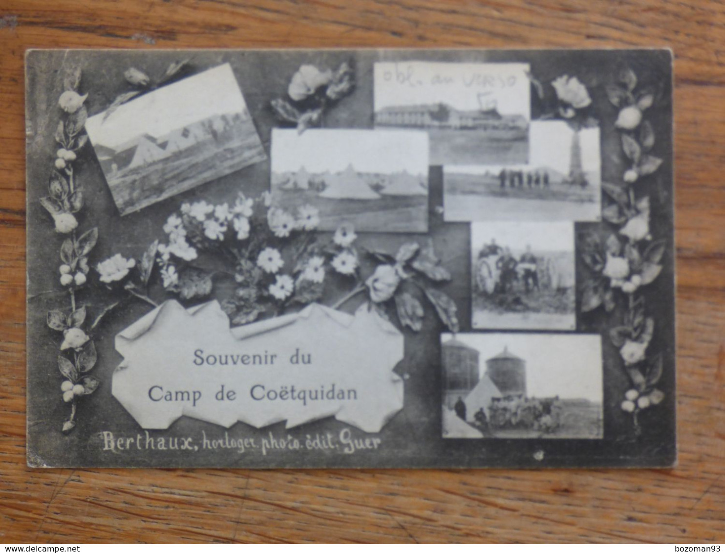 GUER COETQUIDAN (56) SOUVENIR DU CAMP DE COETQUIDAN