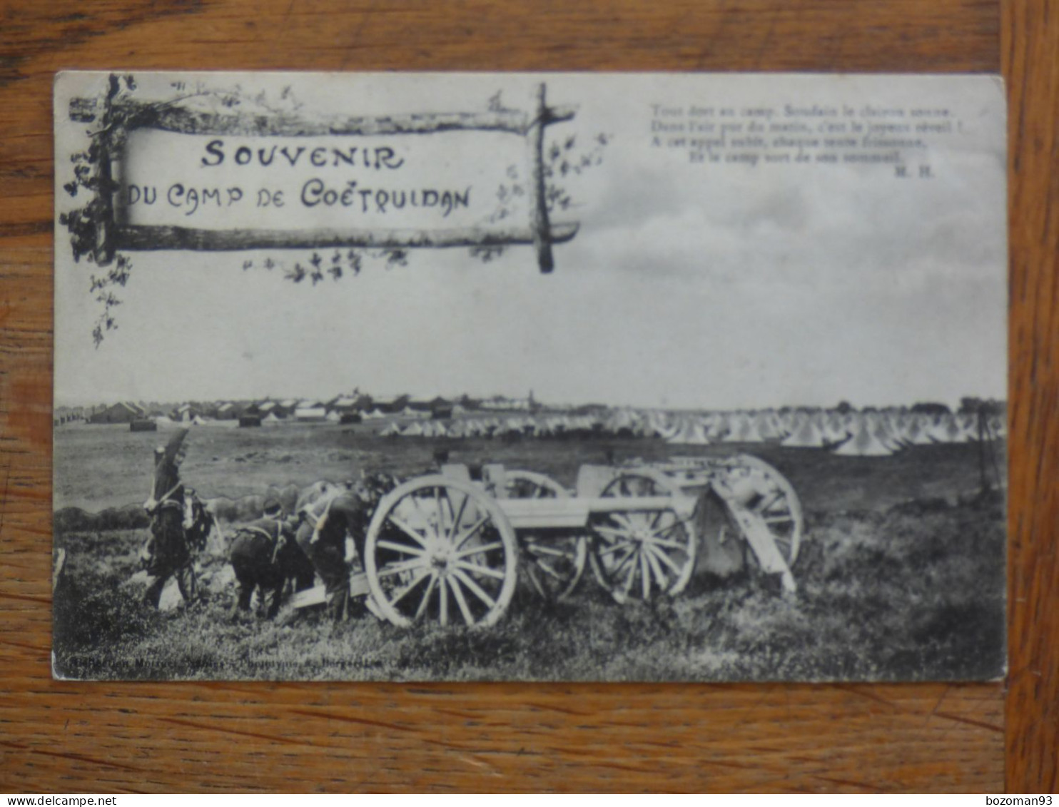 GUER COETQUIDAN (56)  SOUVENIR DU CAMP DE COETQUIDAN