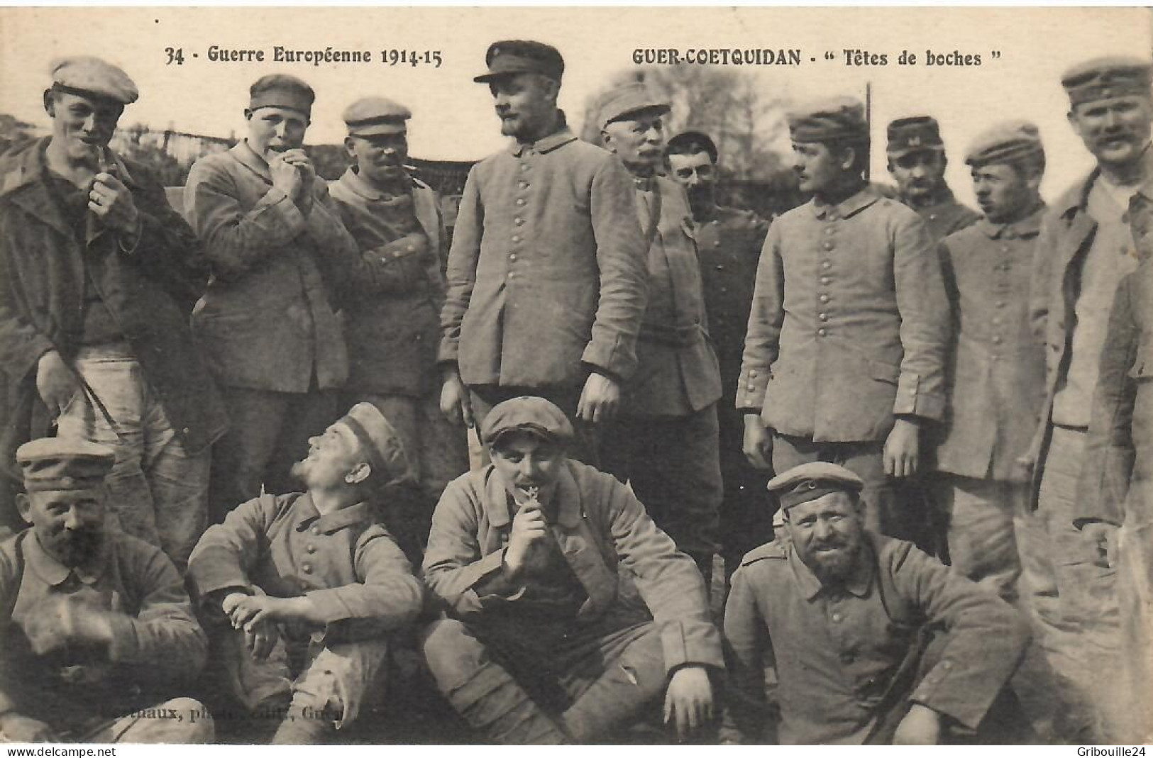 GUER         COËTQUIDAN    " TETES DE BOCHES "
