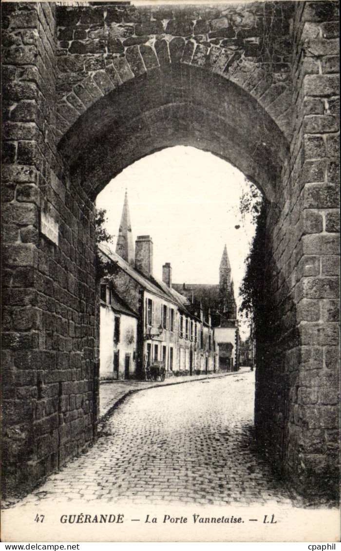 Guerande CPA La porte Vannetaise
