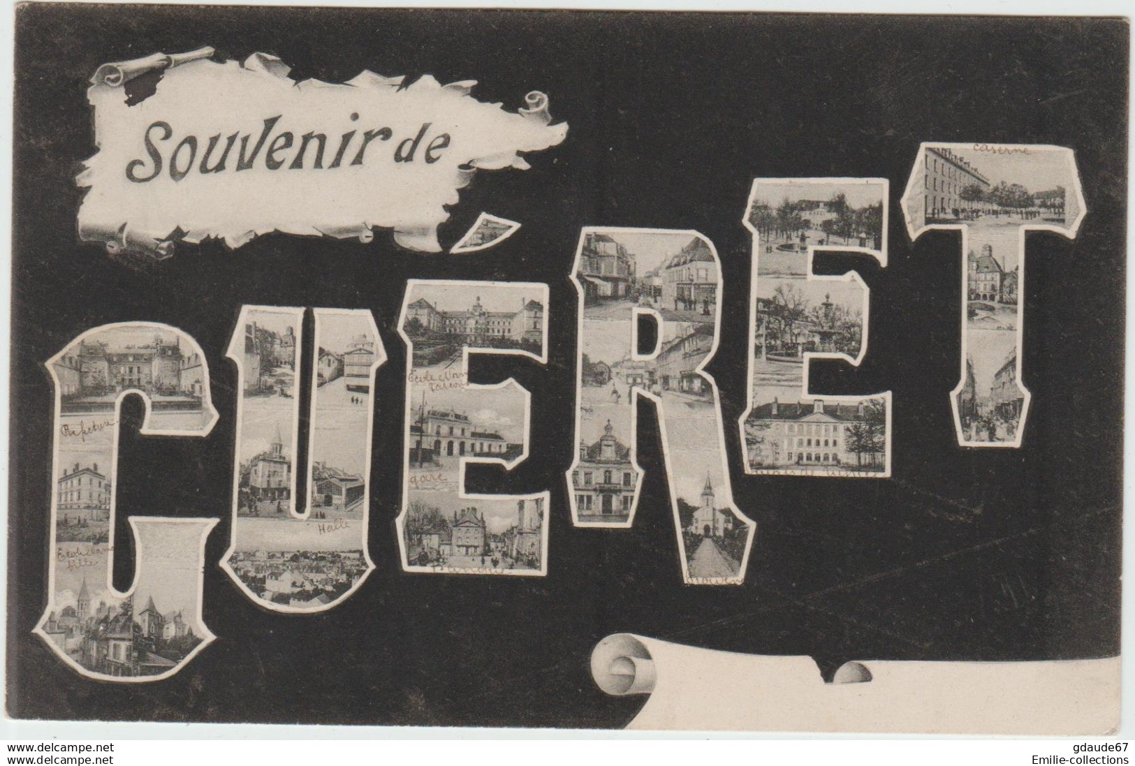 GUERET (23) - SOUVENIR DE GUERET