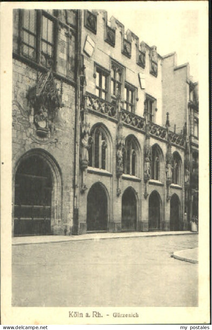 Guerzenich Koeln Koeln-Guerzenich  x 1924