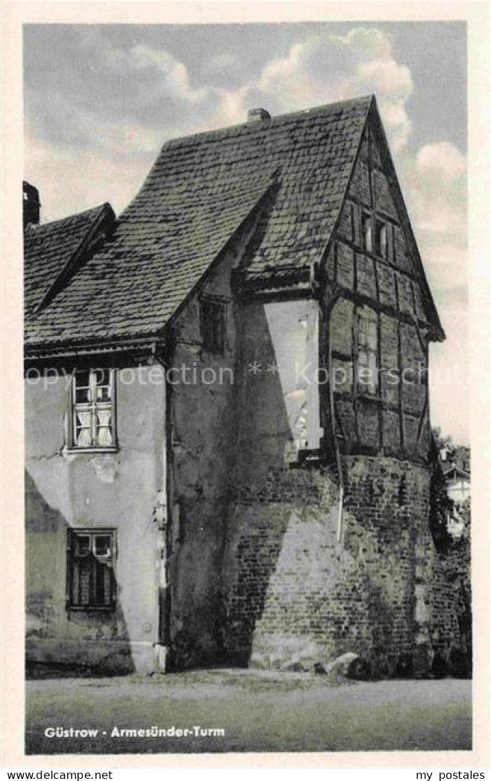 Guestrow Mecklenburg Vorpommern Armesuender Turm
