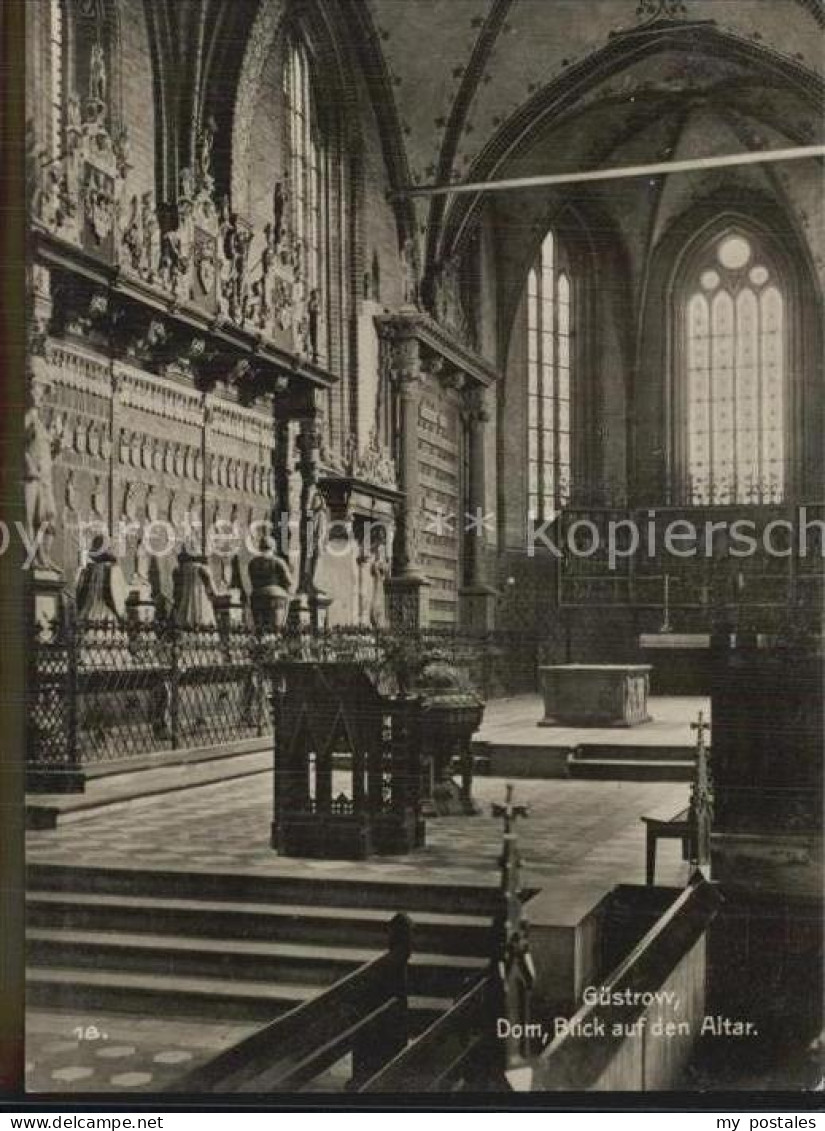 Guestrow Mecklenburg Vorpommern Dom Altar