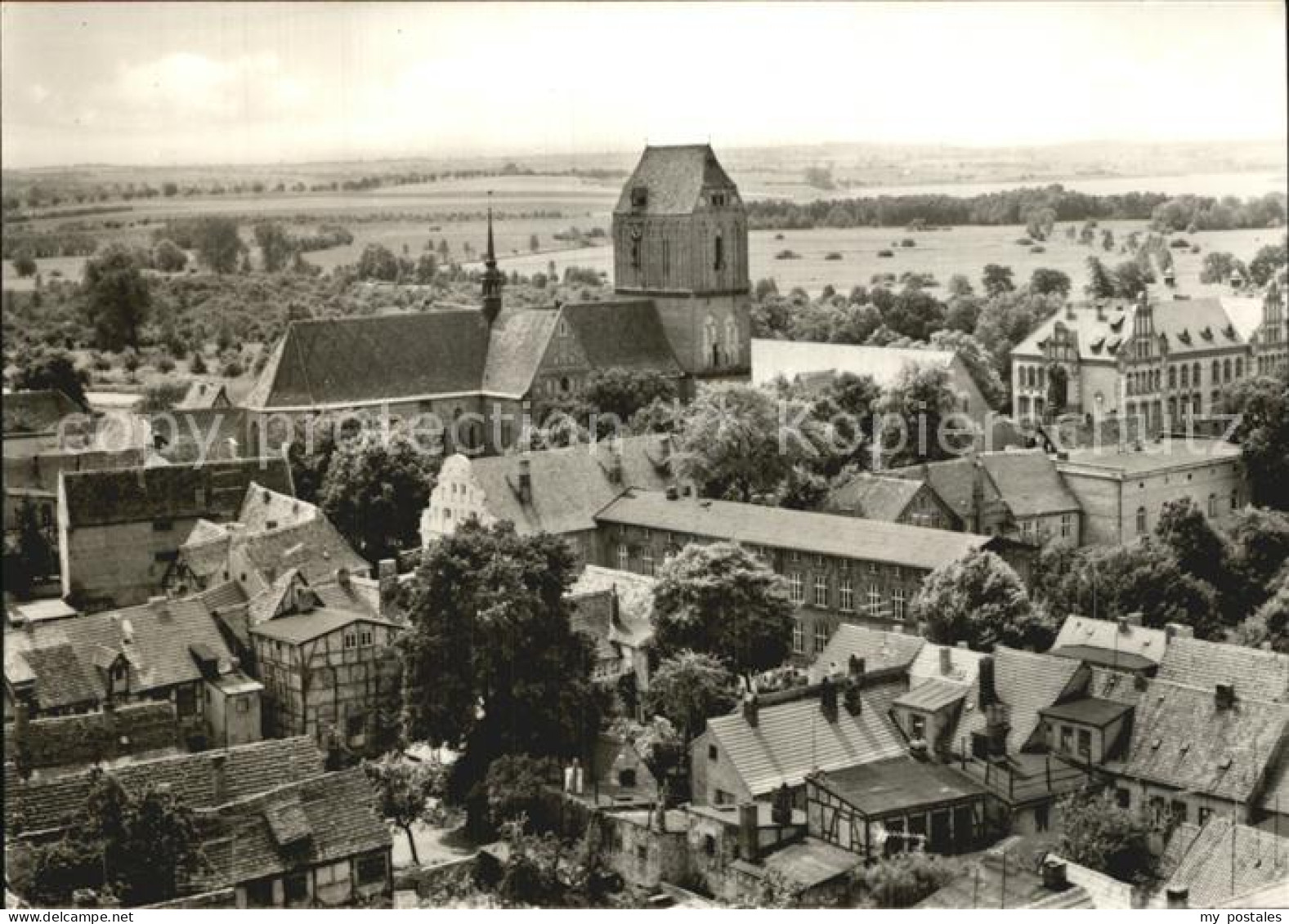 Guestrow Mecklenburg Vorpommern Fliegeraufnahme