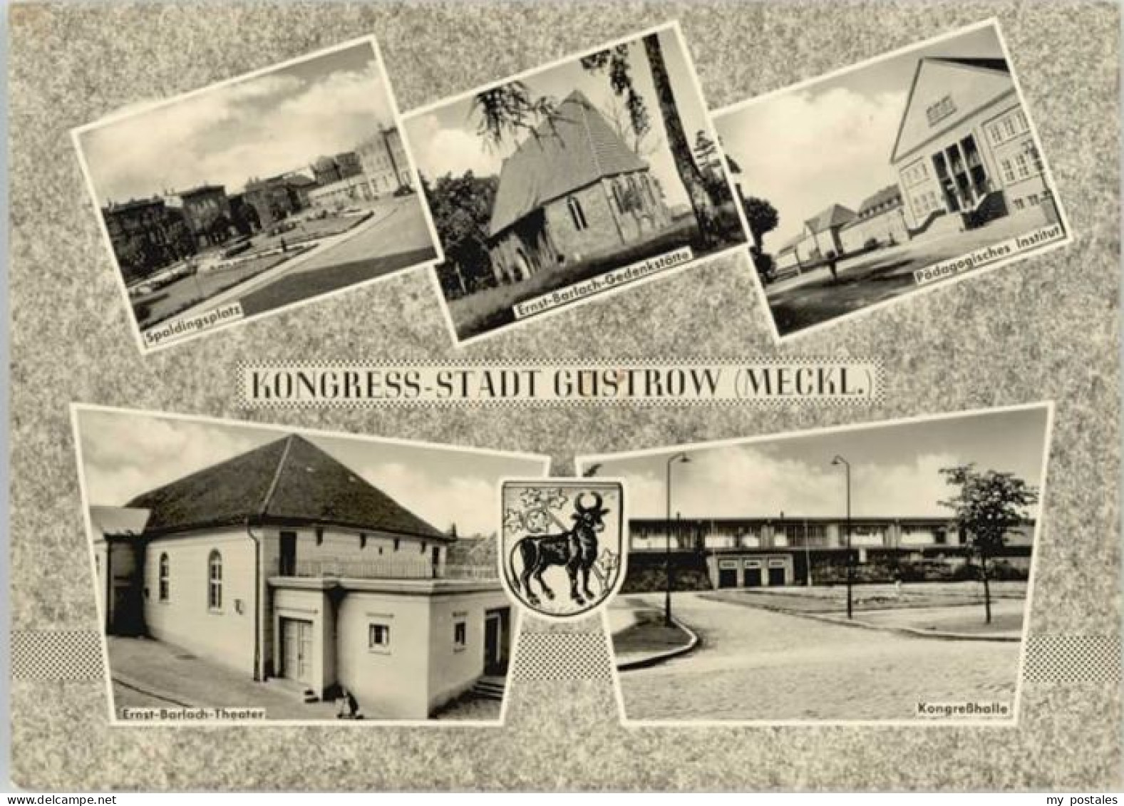 Guestrow Mecklenburg Vorpommern Guestrow Spaldingsplatz Ernst Barlach Theater