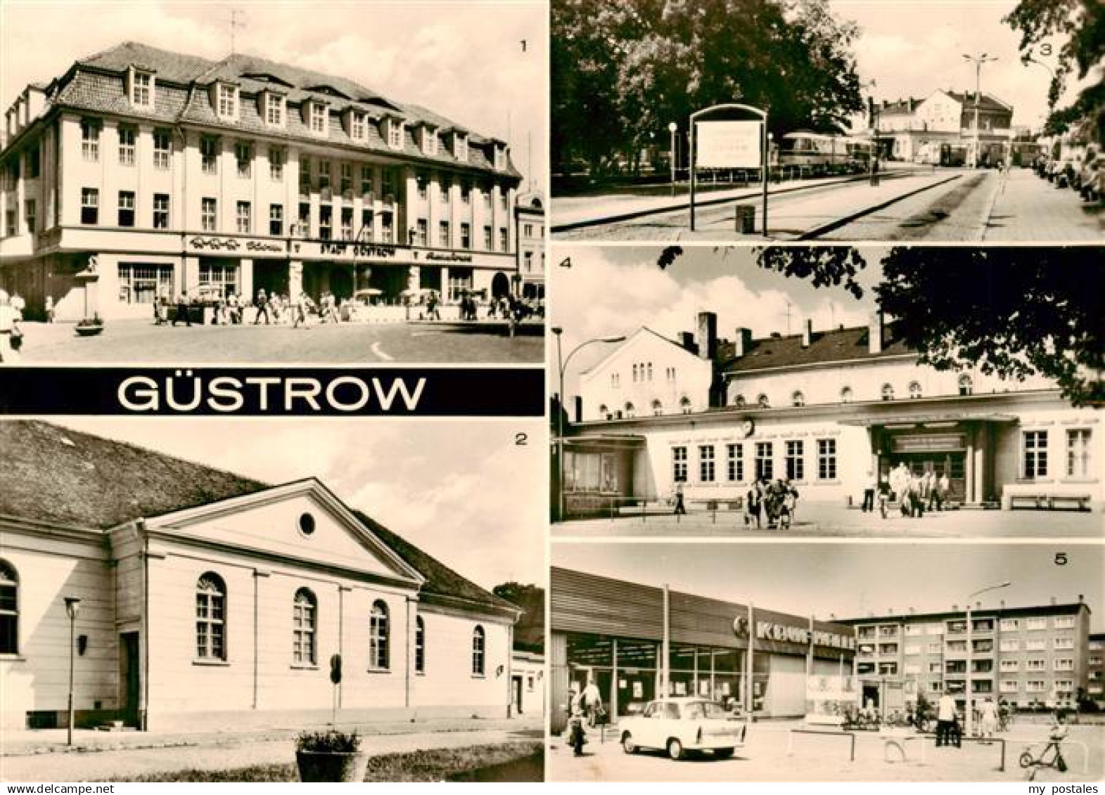 Guestrow Mecklenburg Vorpommern Hotel Stadt Guestrow Ernst Barlach Theater Busba