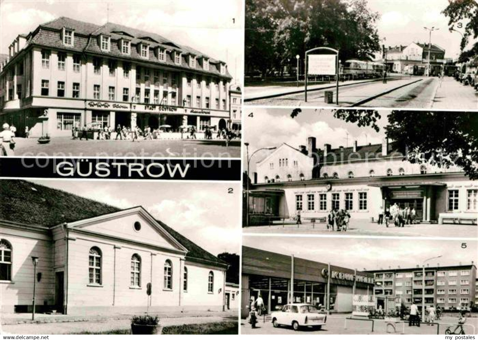 Guestrow Mecklenburg Vorpommern Hotel Stadt Guestrow Ernst Barlach Theater Busba