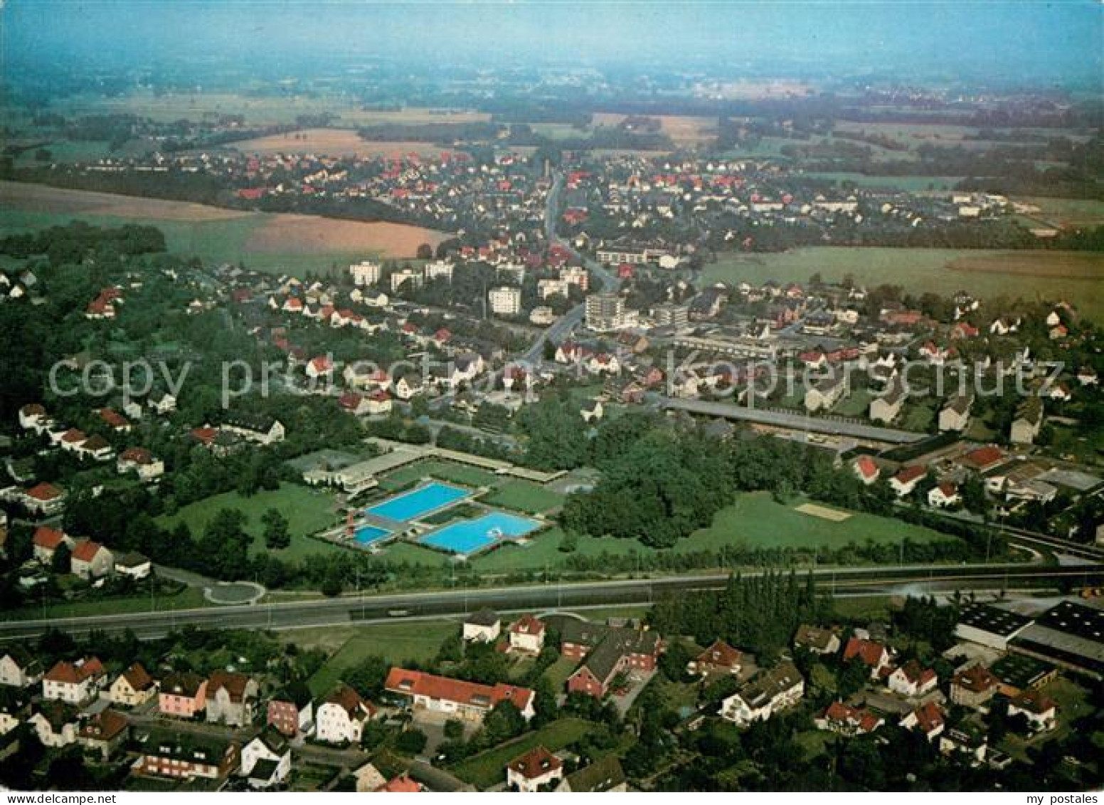Guetersloh Fliegeraufnahme mit Freibad