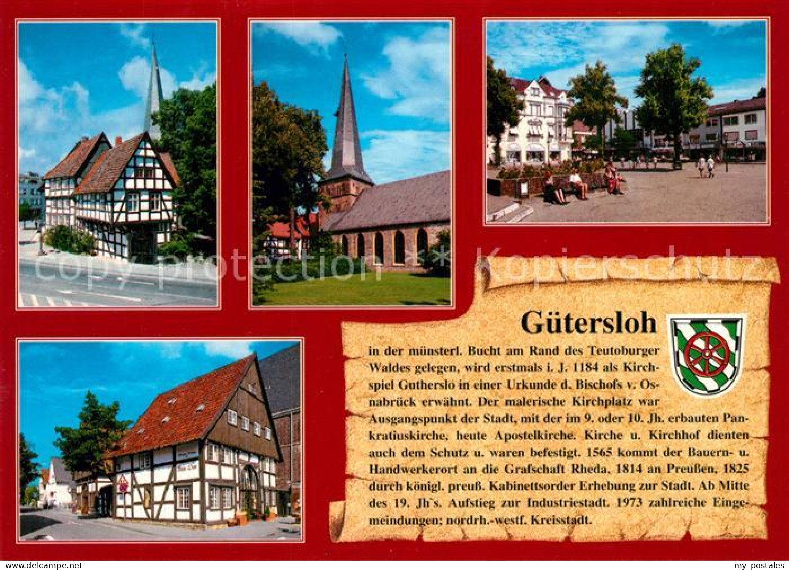 Guetersloh Haus Veerhoff Apostelkirche Weberhaus