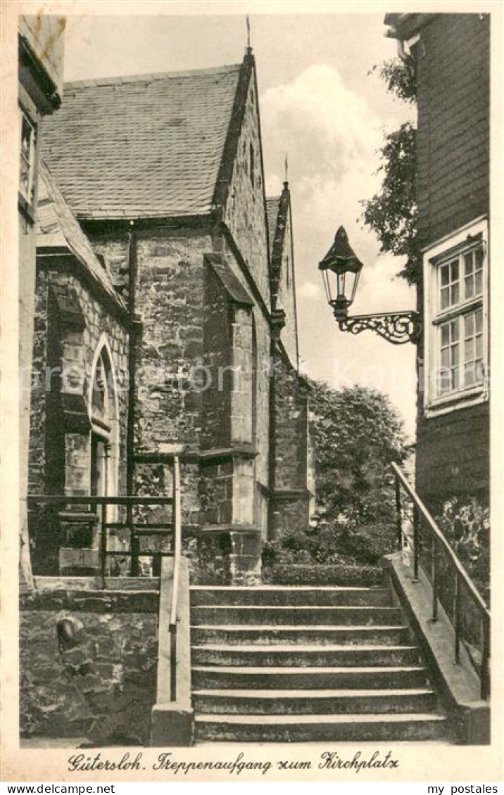 Guetersloh Treppenaufgang zum Kirchplatz